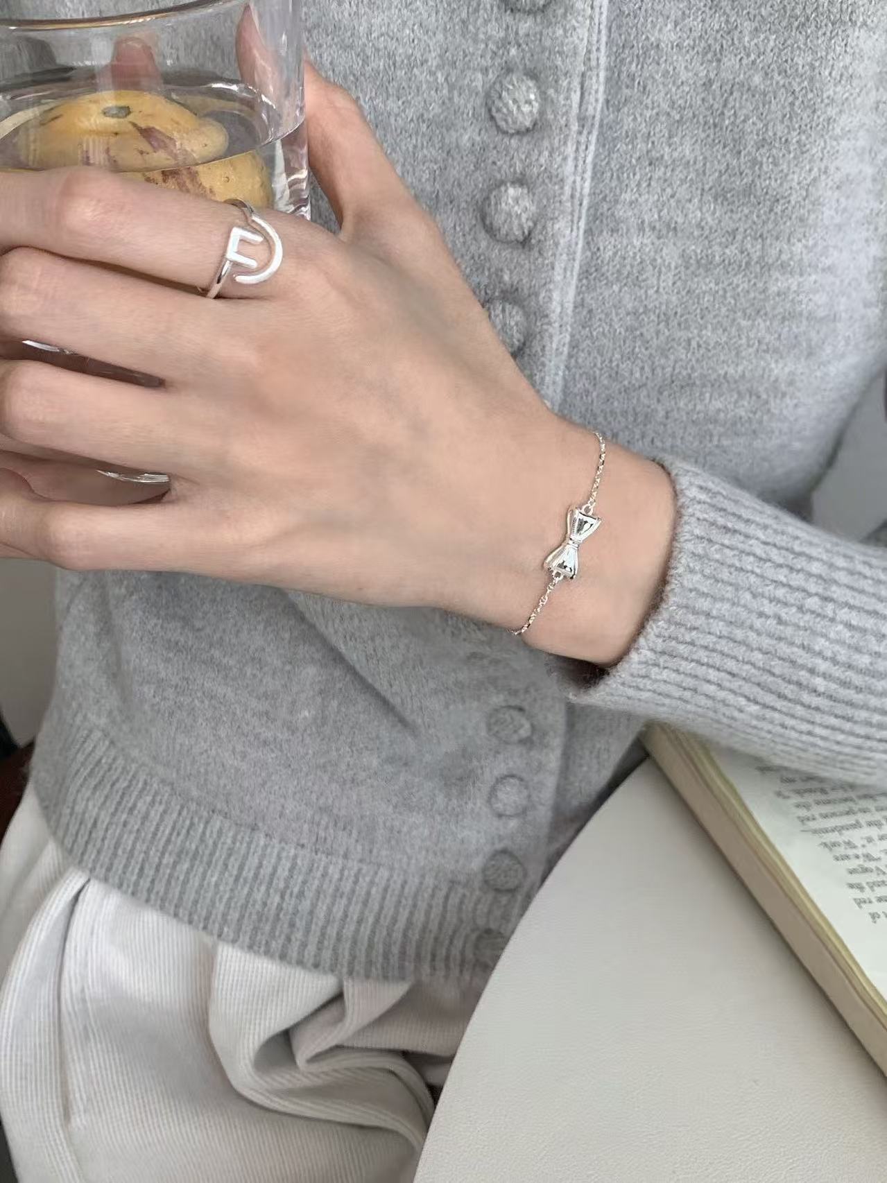 925 스위트하트 실버 매듭 팔찌