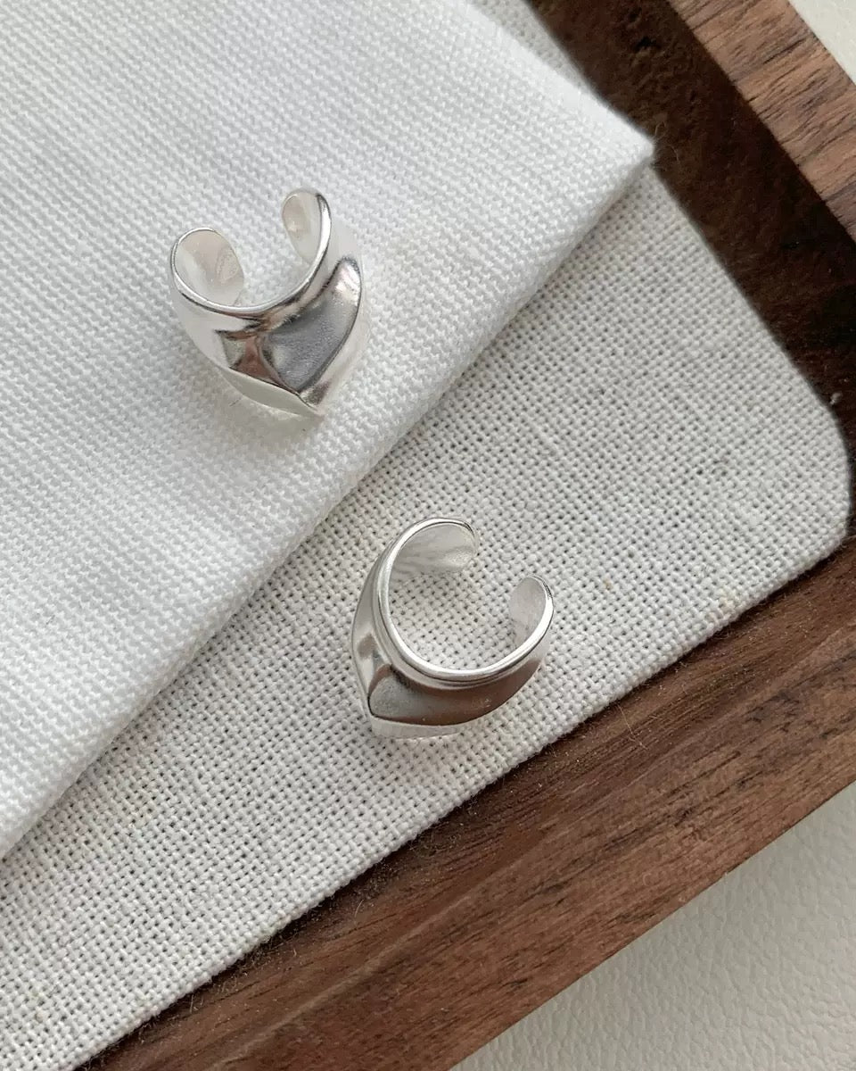 925 지그재그 귀걸이