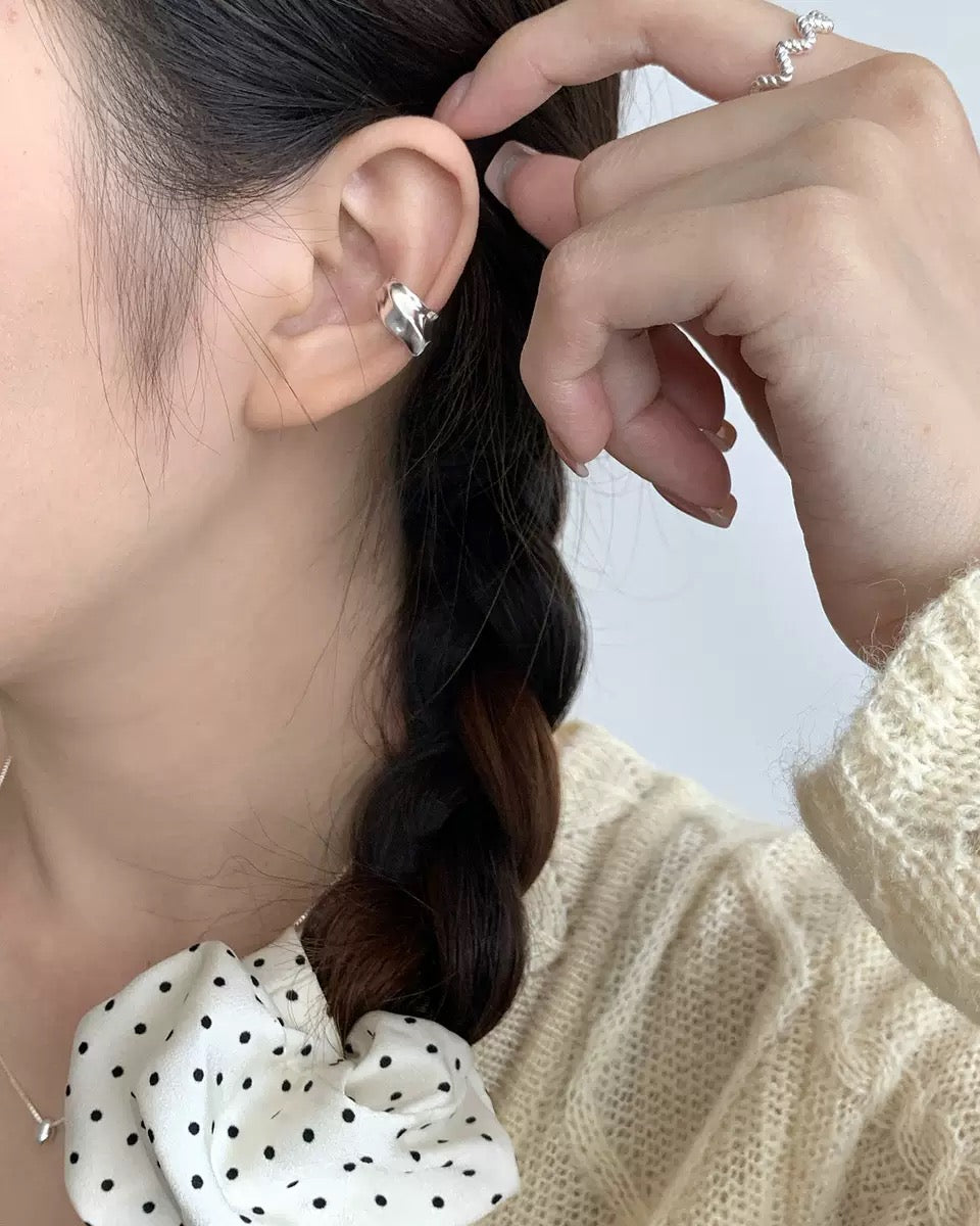 925 지그재그 귀걸이