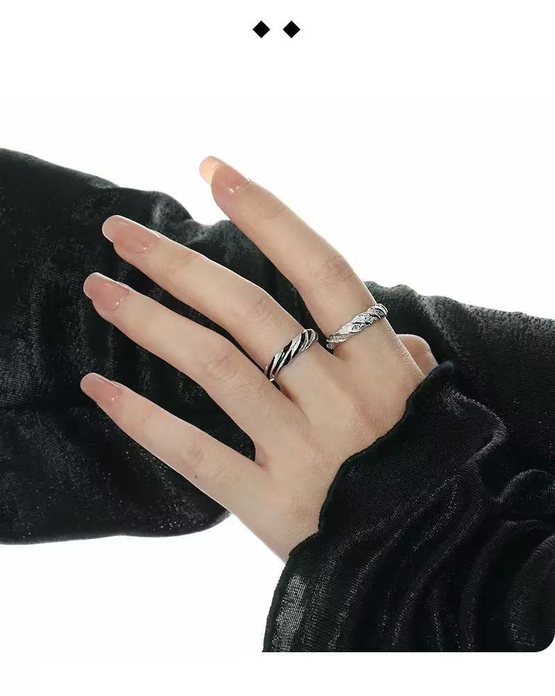 925/14K 스파이럴 링