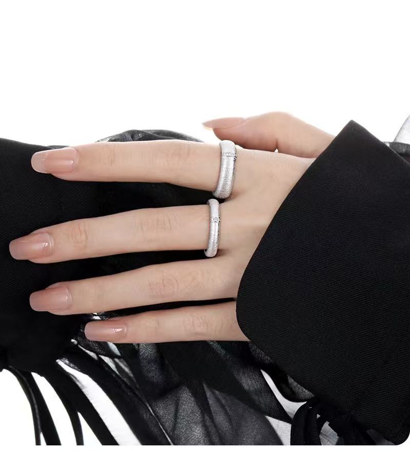 925/14K 라이트 매트 링