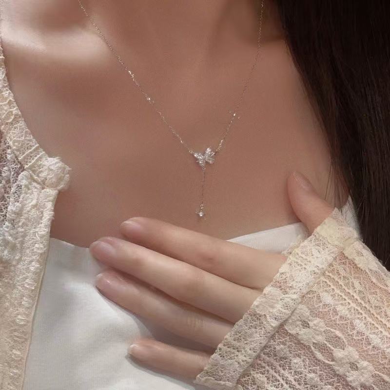 925 星芒蝶影项链